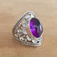 Zenat Sparkling Crystal Zircon Women's Ring