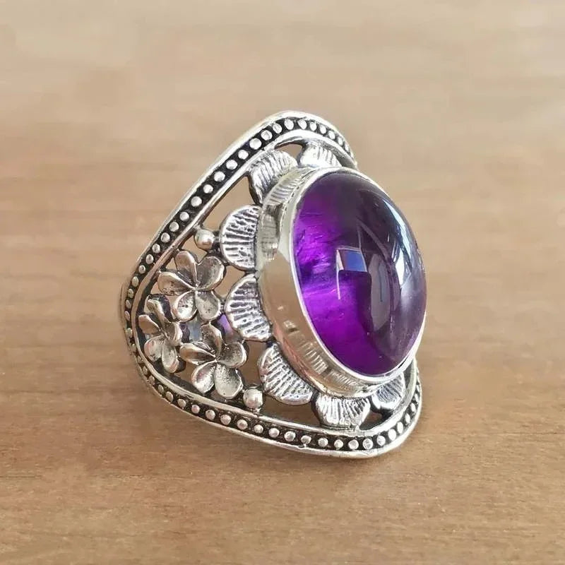 Zenat Sparkling Crystal Zircon Women's Ring