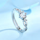 Zenat Vintage Hollow Zircon Adjustable Ring