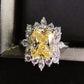 Zenat Sparkling Crystal Zircon Women's Ring