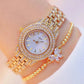 Zenat Zircon Studded Watch For women