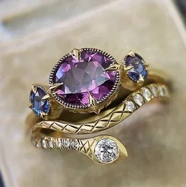 Zenat Sparkling Crystal Zircon Women's Ring