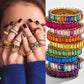 Fashion Luxury Multicolor Charm Zircon Wedding Rings for Women Round Square Stone Party Ring Jewelry