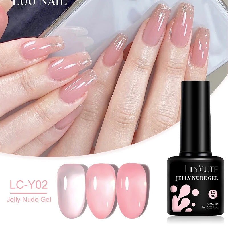 Zenat Translucent Jelly Gel Nail Polish