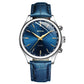 Zenat Geneva Wristwatch Alloy Case Leather