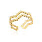 Heart Rings for Women Grils Gold Color Adjustable Stainless Steel Ring 2024 Trend Luxury Wedding Couple Jewelry anillos mujer