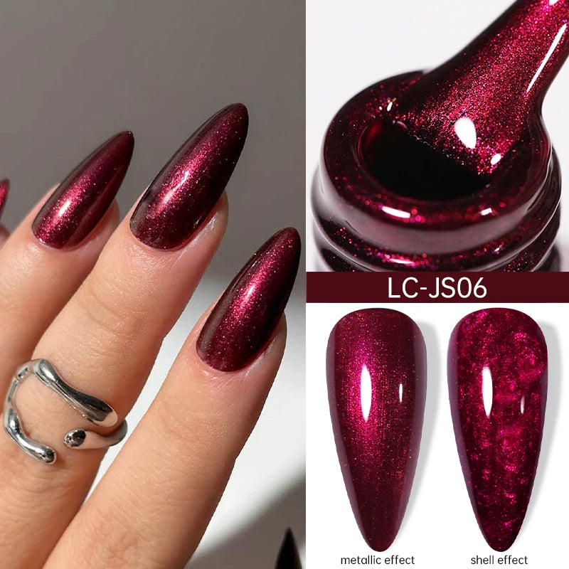 Zenat Red Autumn Winter Gel Nail Polish