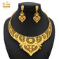 Zenat Luxury Indian style Jewelry Sets 24K Golden