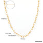 Zenat Golden Chains Necklaces Star Heart Stainless Steel