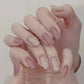 Zenat 24Pcs Glitter Diamond Press-On Nails