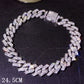 Zenat Iced Out Chunky Cuban Anklet for Women