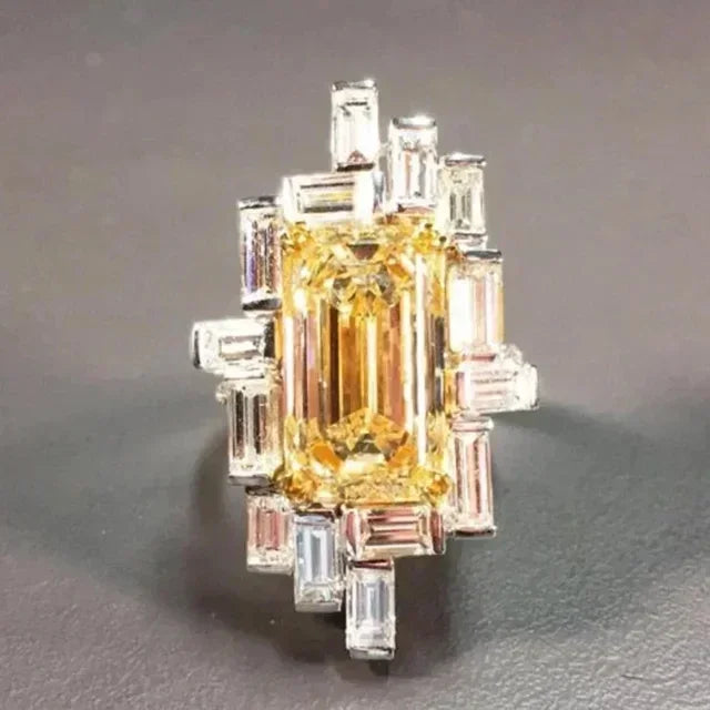 Zenat Sparkling Crystal Zircon Women's Ring