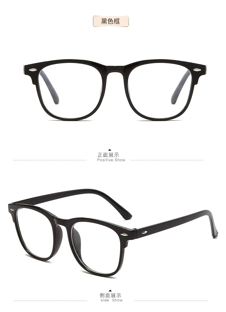 Glasses Ultralight Retro Transparent Frame Plain Men Women Fashion Glasses for Wedding Party Decorate Eyeglasses Fake Glasses
