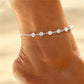 Zenat Rhinestone Chain Anklet for Women