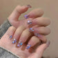 Zenat 24Pcs Short Coffin Press-On Nails