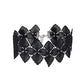 Zenat Neo-Gothic Black Lace Punk Choker Necklace