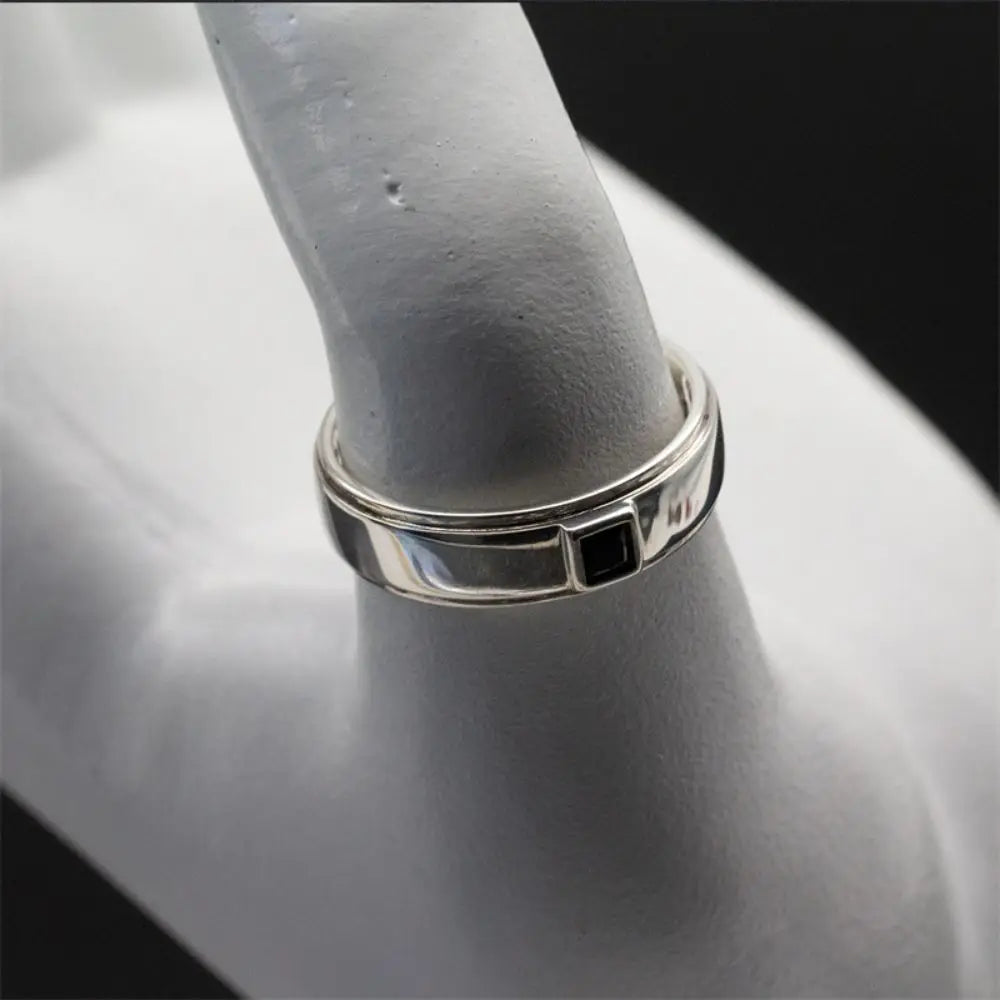 Custom Luxury Expensive High Quality Jewelry 925 Sterling Clear Black Blue Cubic Zircon Stone Silver Rings Men