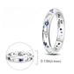 Zenat Celestial Blue Moon Sun Crystal Ring