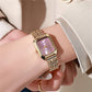 Zenat Gold Luxury Strap Wristwatches