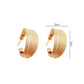 Zenat Big Hoop Earrings – Geometric Layered Luxury Drop
