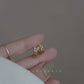 925 Sterling Silver Earrings Fashionable New Style for Women Elegant Niche High End Simple and Plain Ear Ornaments