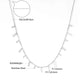 Zenat Golden Chains Necklaces Star Heart Stainless Steel