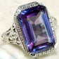 Zenat Sparkling Crystal Zircon Women's Ring