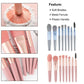 Zenat 8-Piece Premium Makeup Brush Set with Bag