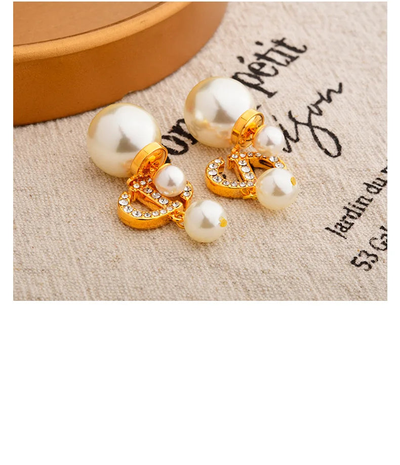 Zenat Elegant Pearl Earrings – Sweet Daily & Party Wear