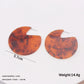 Zenat Brown Beer Bottle Pendant Drop Earrings for Women