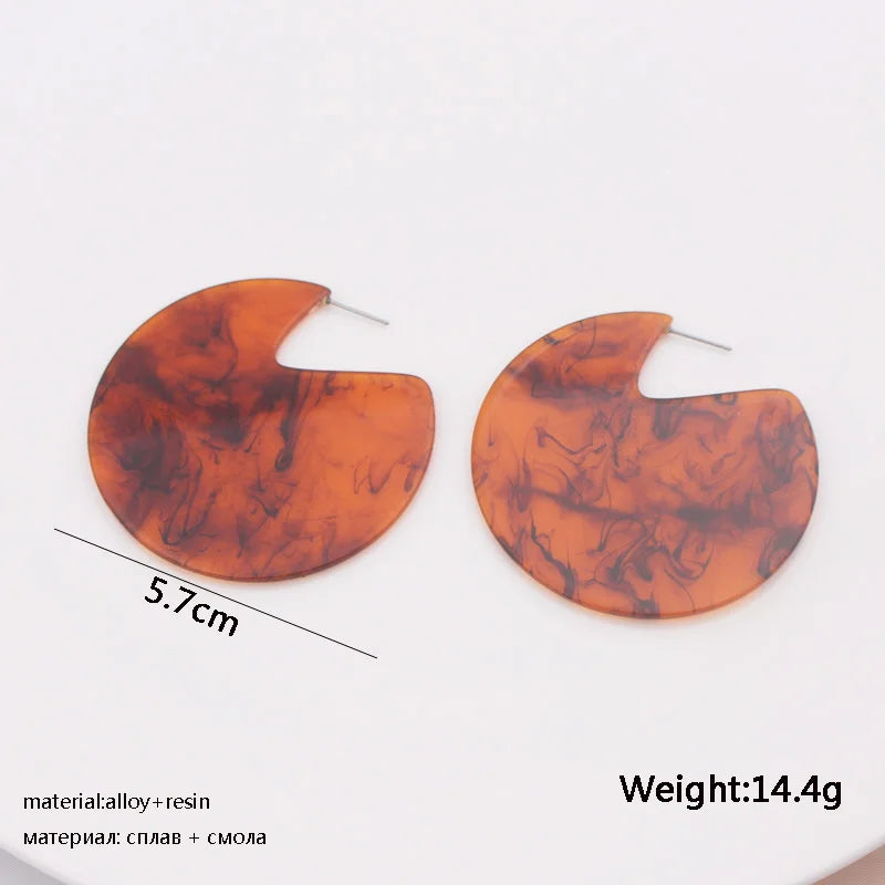 Zenat Brown Beer Bottle Pendant Drop Earrings for Women