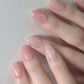 Zenat 24Pcs Glitter Diamond Press-On Nails