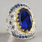 Zenat Colorful Green Cubic Zirconia Rings