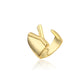 Zenat Letter Adjustable Stainless Steel Ring