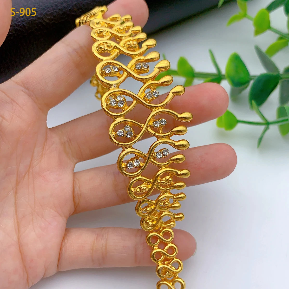 Zenat Bridal Dubai 24K Gold Plated Jewelry Set