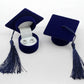 Graduation Bachelor Cap Doctor Hat Ring/Earrings Box