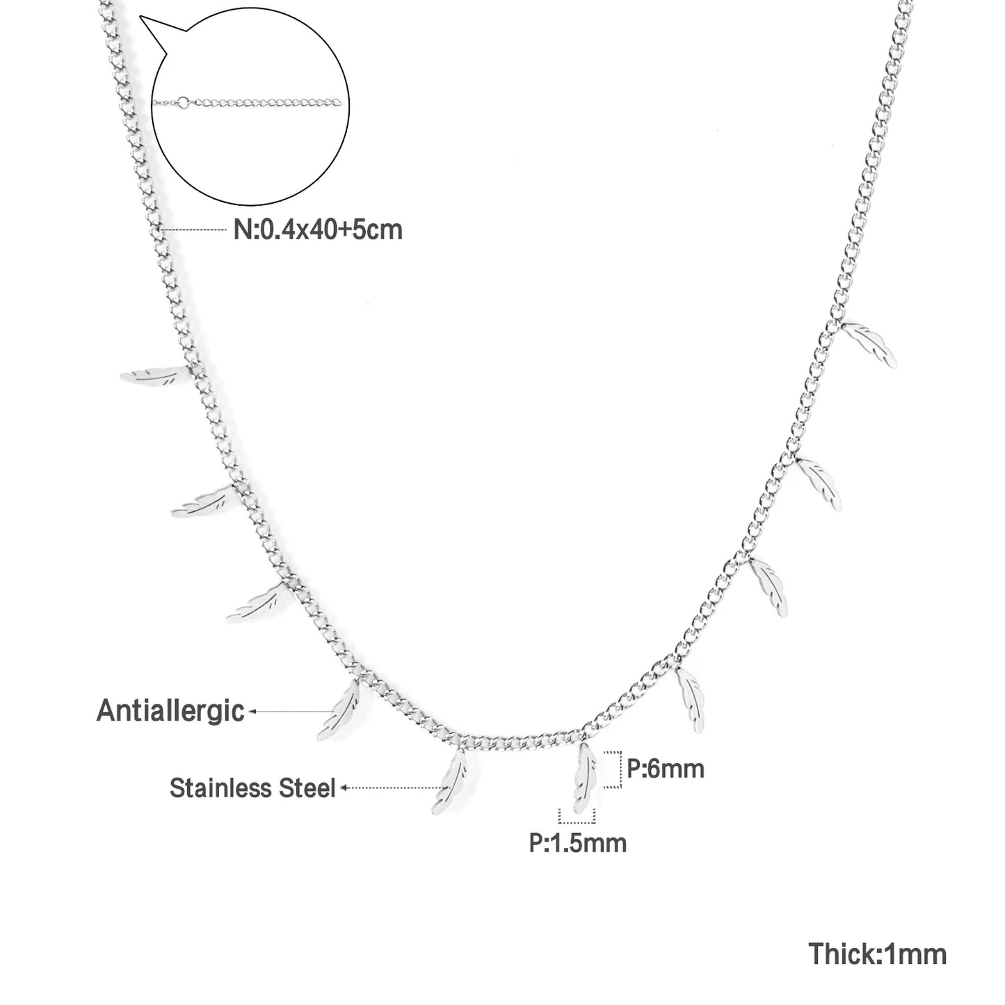 Zenat Golden Star Heart Bohemian Chain Necklace