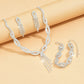 Zenat 4PC Women's Hollow Tassel Jewelry Set