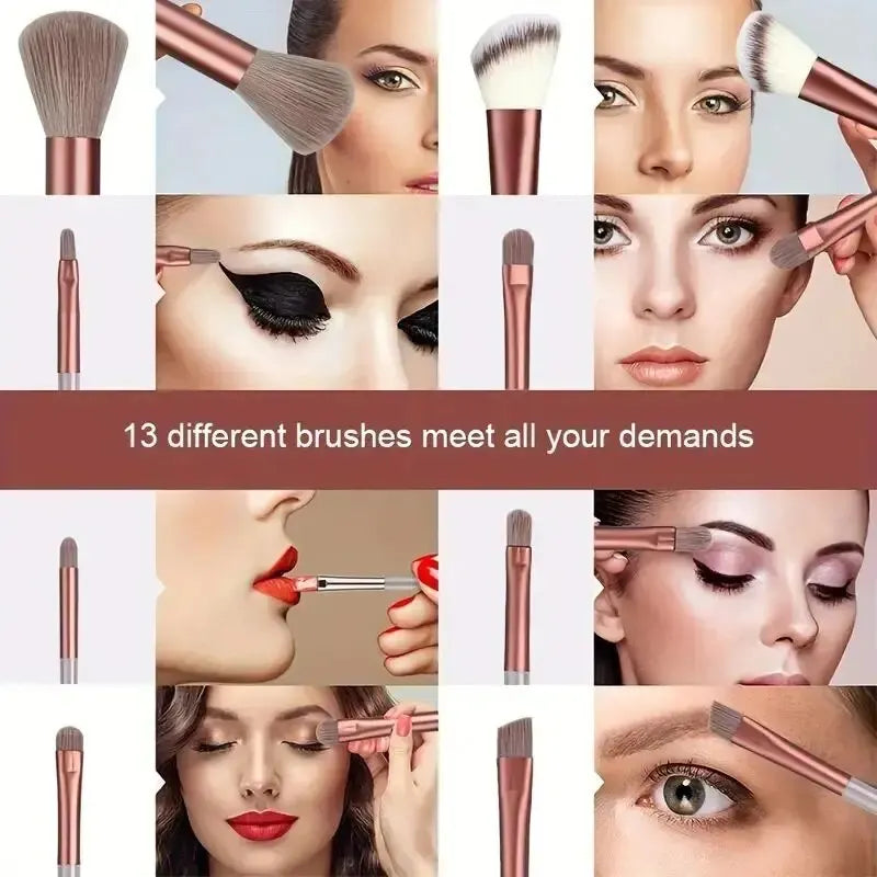 Zenat Professional Soft Fluffy Makeup Brush Set