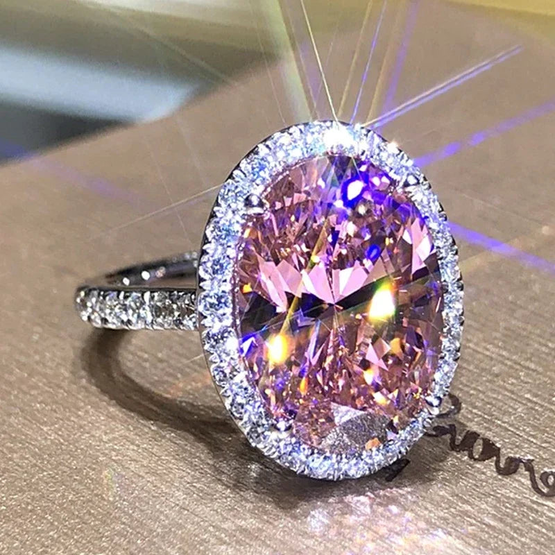 Zenat Sparkling Crystal Zircon Women's Ring