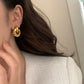 Zenat 925 Silver 18K Round Stud Earrings – Minimalist