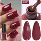 Zenat Red Autumn Winter Gel Nail Polish