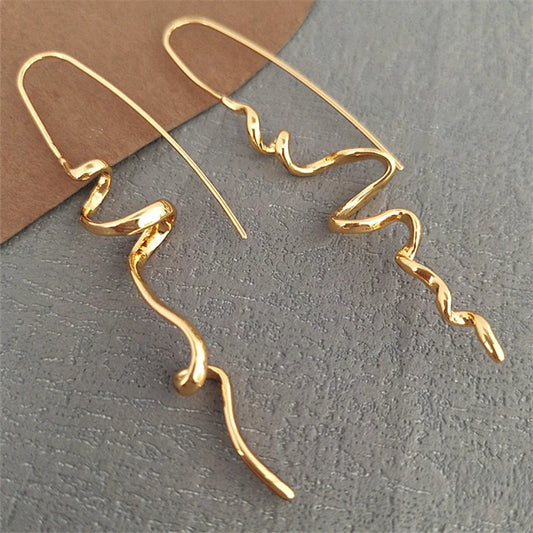 Zenat 3D Abstract Earrings – Stylish Retro Women Jewelry