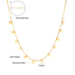 Zenat Golden Chains Necklaces Star Heart Stainless Steel