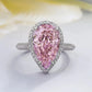 Zenat Pink Cubic Zirconia Ring for Women