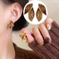 925 Silver Needle Green Flower Earrings For Women Korean Fashion Jewelry 2025 Trending Luxury Zircon Leaf Women's Stud Earrings