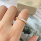 Classic Baguette Cubic Zirconia Engagement Rings for Women Luxury 18K Gold Color Plated Wedding Party Jewelry