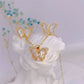 Zenat Cute Micro-Inlaid Butterfly Necklace & Earrings Set