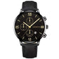 Zenat Geneva Wristwatch Alloy Case Leather