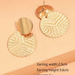 Zenat Bohemian Geometric Round Earrings for Women